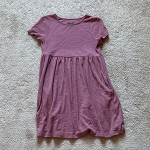 Juniors Mauve Dress with pockets
